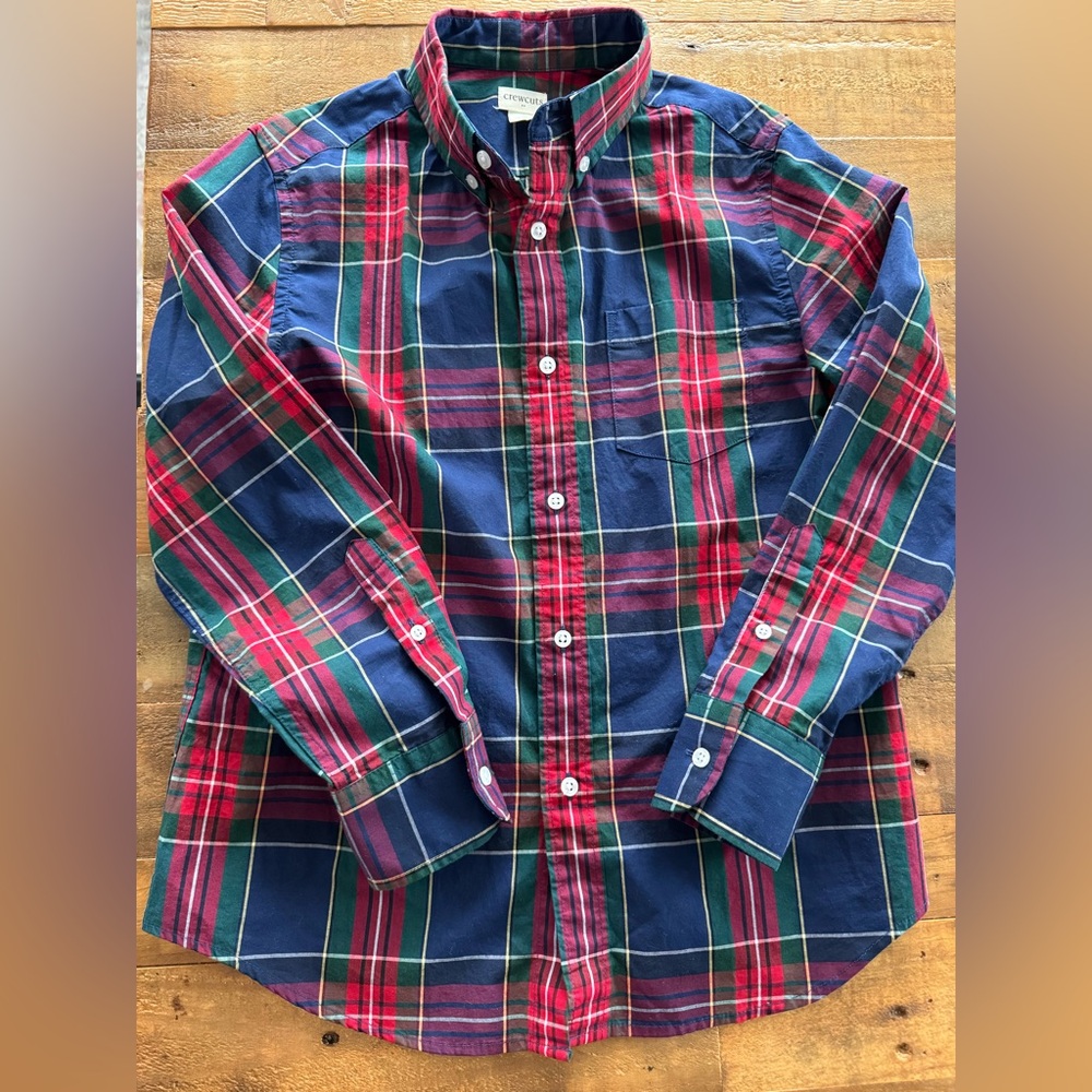 JCrew Crewcuts Boys' tartan button-up shirt